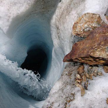 Ghiacciaio dei Forni – Rilievo dei mulini glaciali