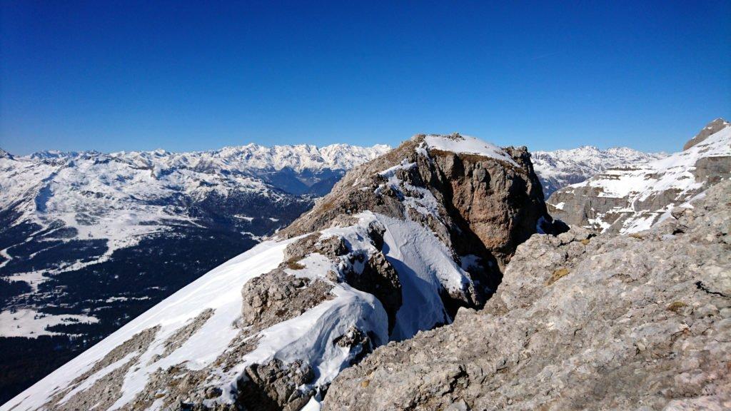 Ultimo saluto alla nostra cresta prima di scendere