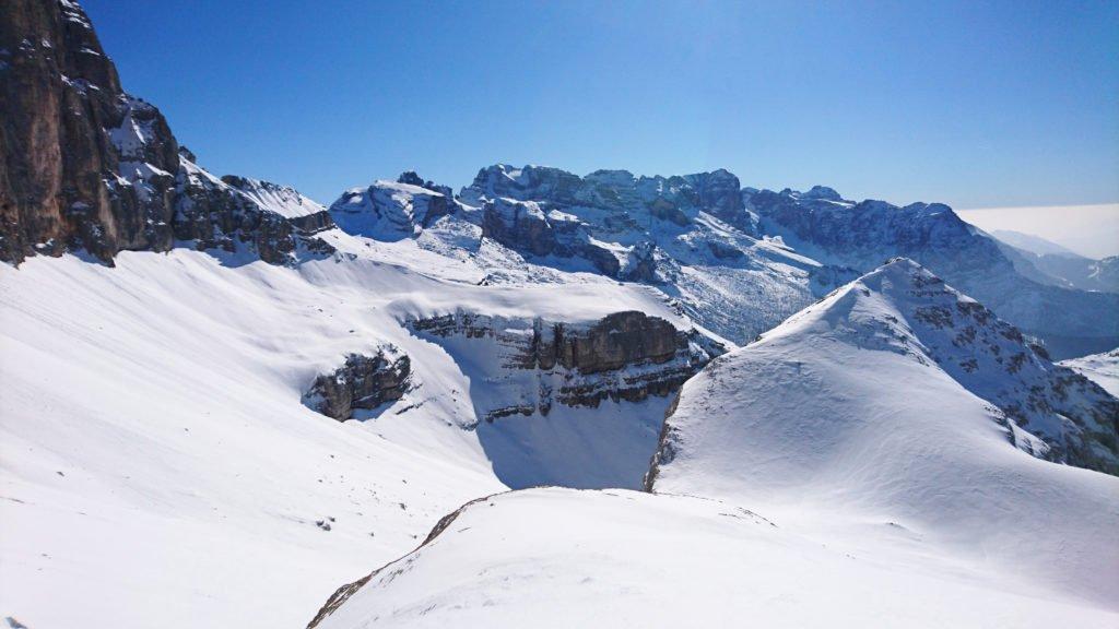 Panorama paura del Brenta di fronte a noi