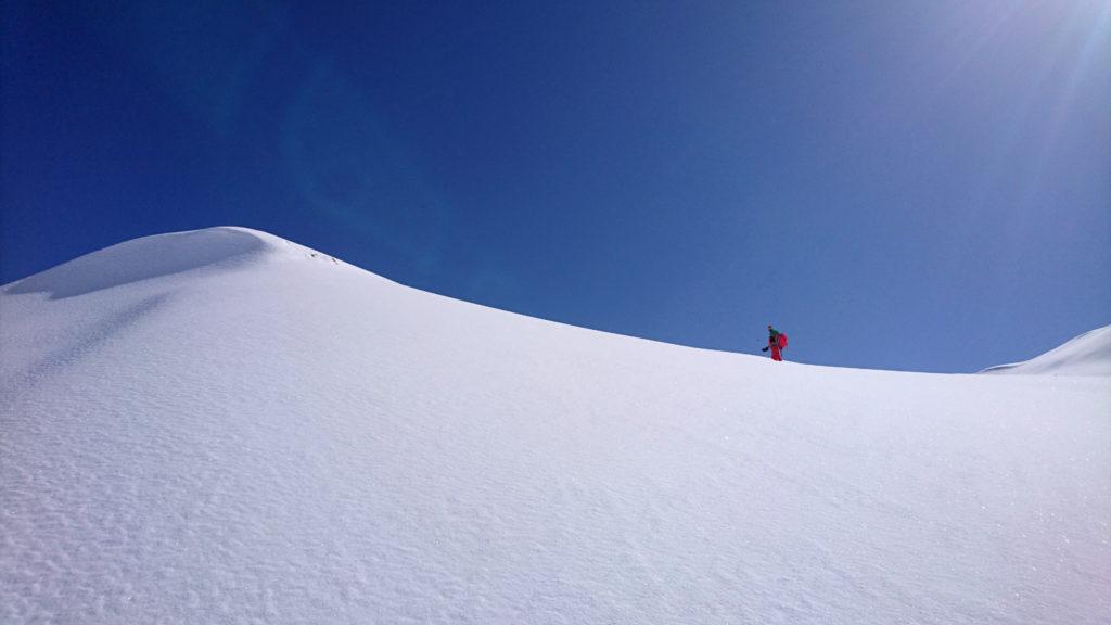 Paolino e le rimonte su docili poppe nevose