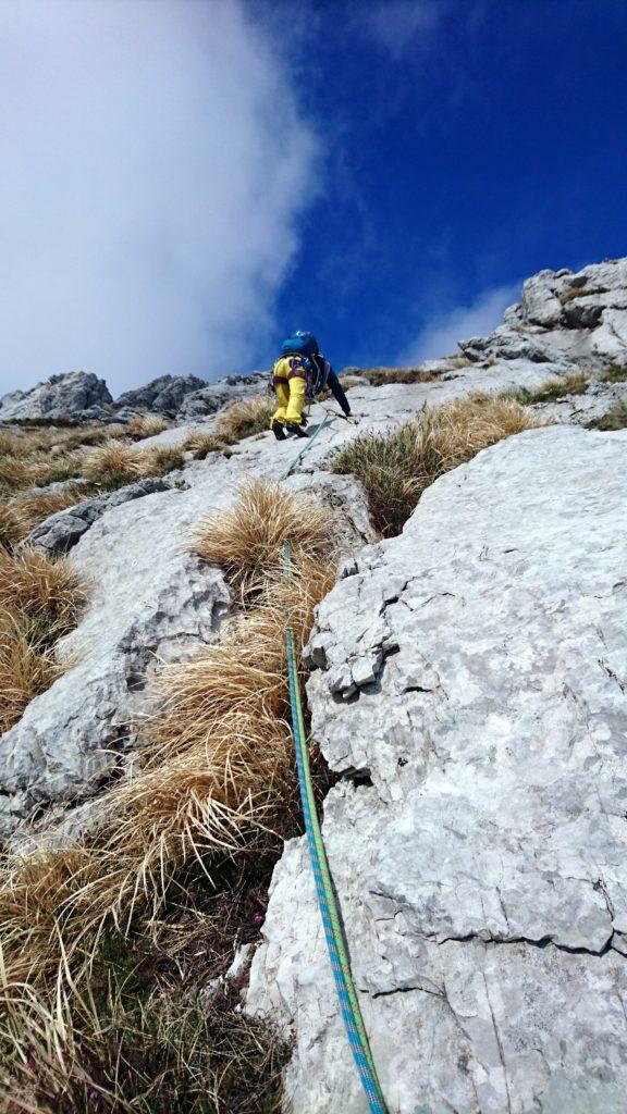 L'ultimo tiro spetta ancora ad Erica. Facila placca e poi rimontina