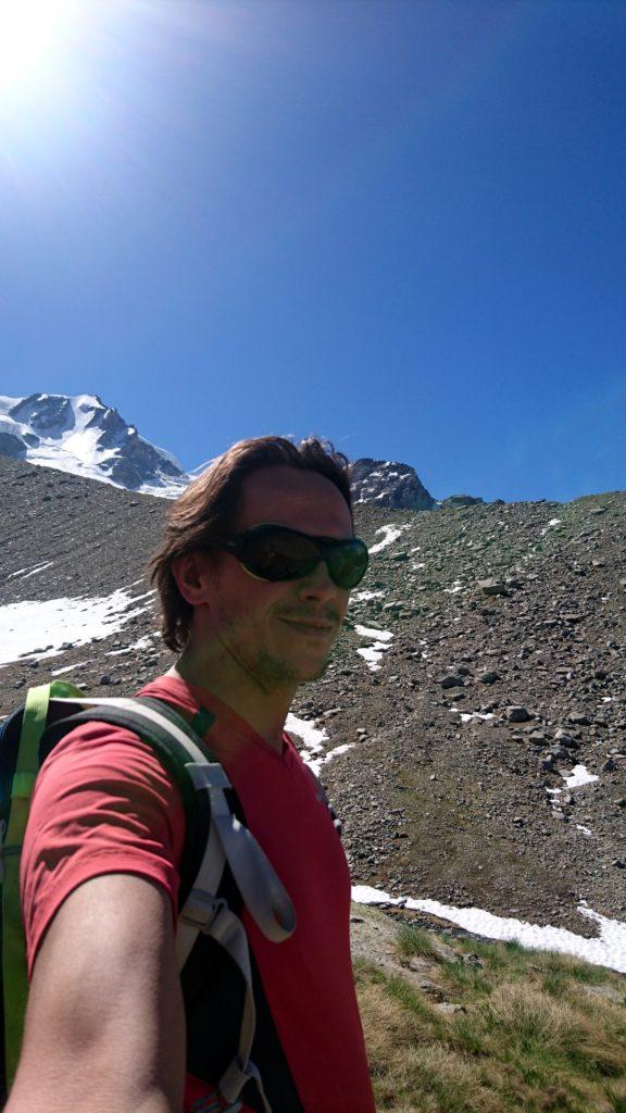 Altro selfie con la morena del Gran Paradiso