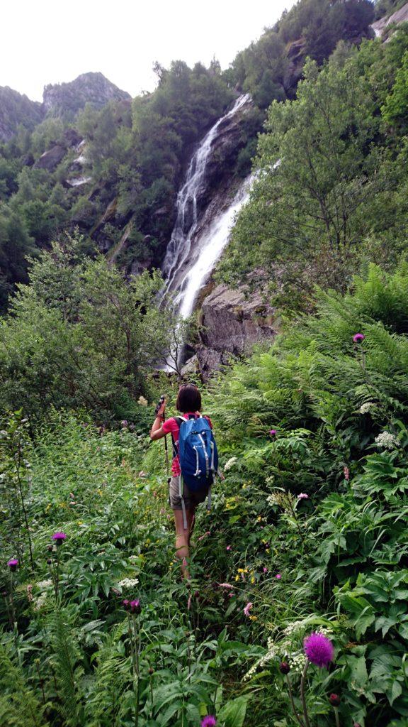 ecco la bella cascata della Merdarola a pochi passi da noi