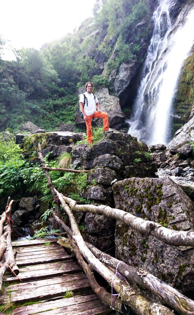 Fotina pagliaccia anche per me con la cascata della Merdarola