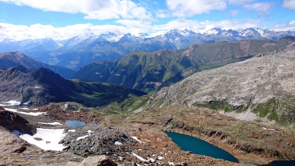 Vista vero il lago svizzero di Züessee