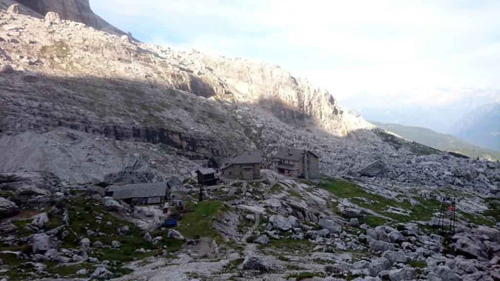 Vista del Tuckett da poco prima dell&#039;attacco della nostra via
