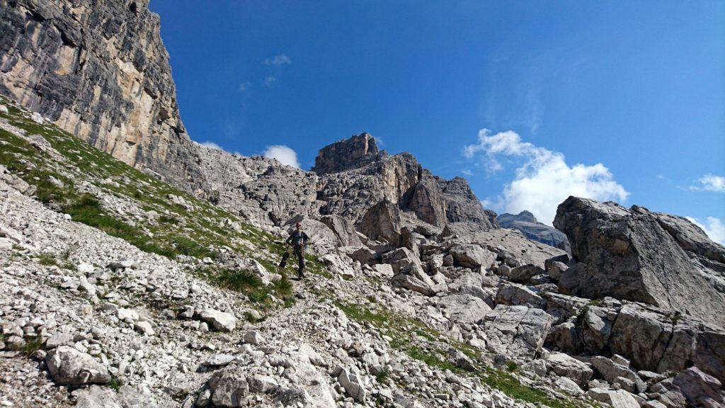 Samu nell'ultimo tratto di discesa