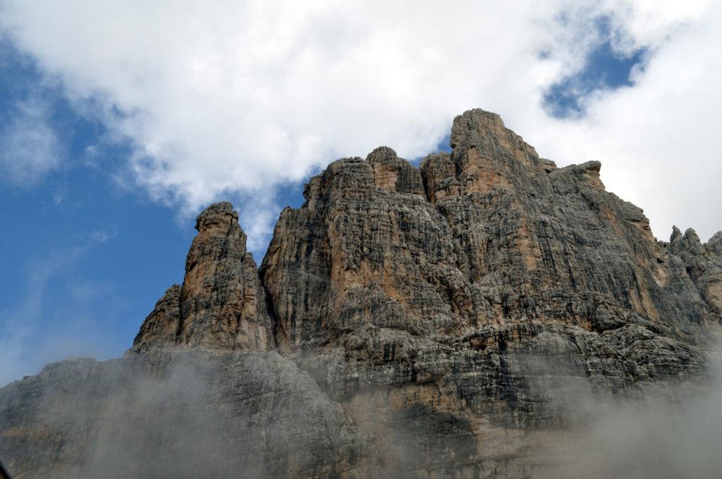 sabato le nuvole restano basse: lo spigolo Gasperi lo faremo un'altra volta