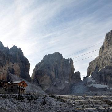 Ferrata delle Bocchette Centrali tra le nuvole