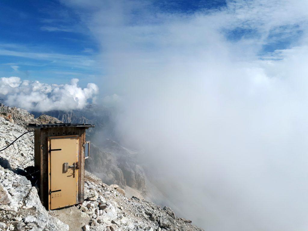 wc alpinistico in tutto il suo splendore