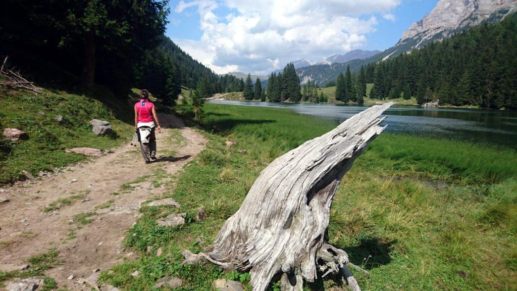 Rieccoci a Valagola. Questa è una foto classicissima ma finché quel tronco sarà lì, noi continueremo a farci la foto.... :P