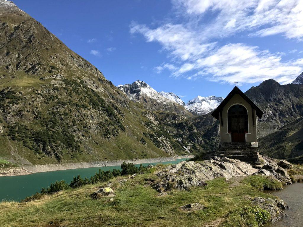 la bella cappella del lago di Barbellino