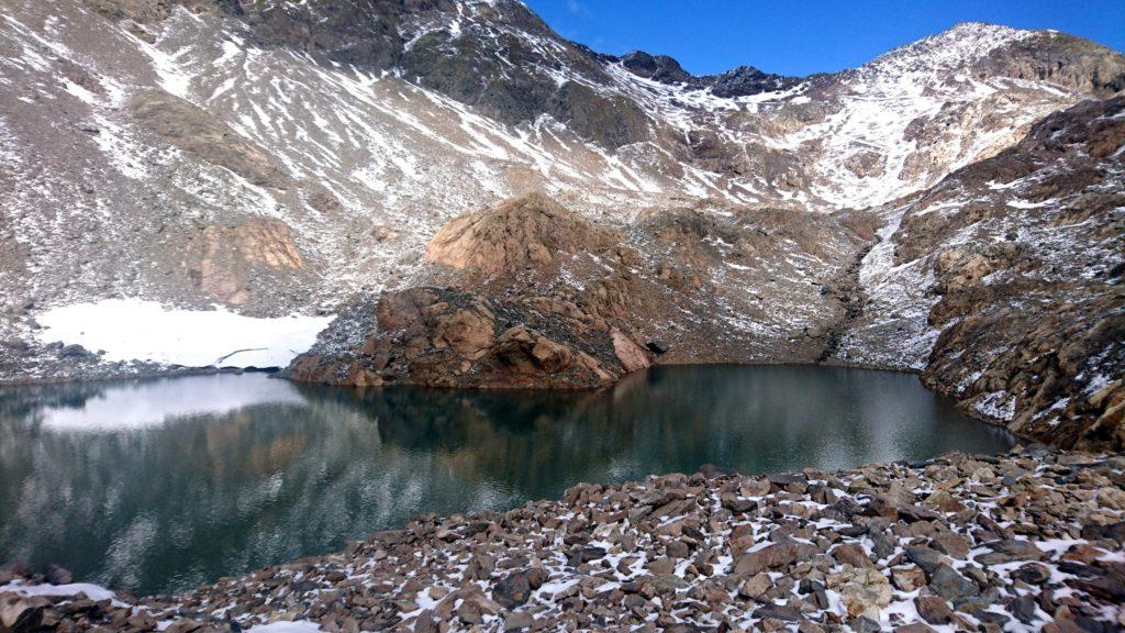 lo splendido lago senza nome nella conca del Diavolo della Malgina