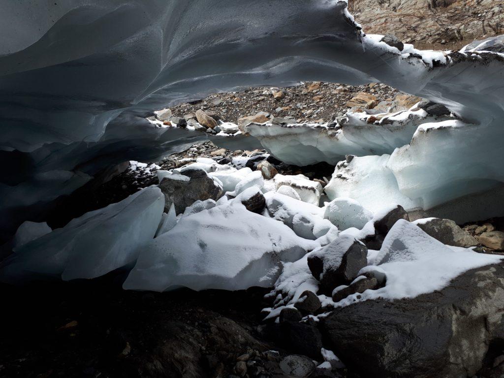 spettacolo naturale dello scioglimento