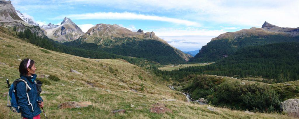 panorama verso l'Alpe Veglia