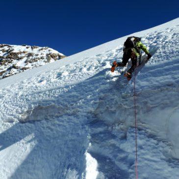 “Naso di ghiaccio” al Piz Cambrena (3606mt) – tra cattedrali di neve e di ghiaccio