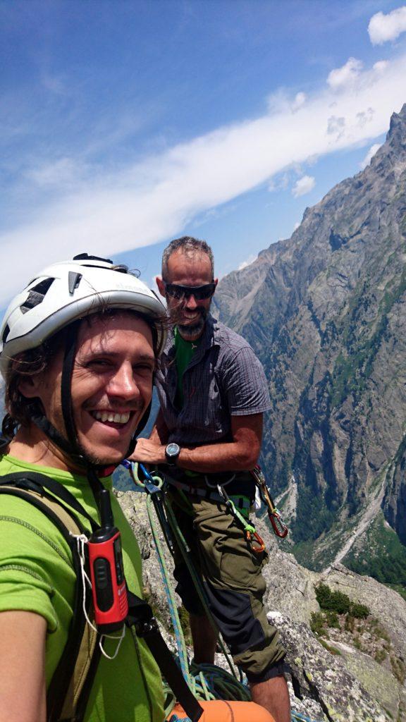 Piccolo selfie di sosta col mio socio!