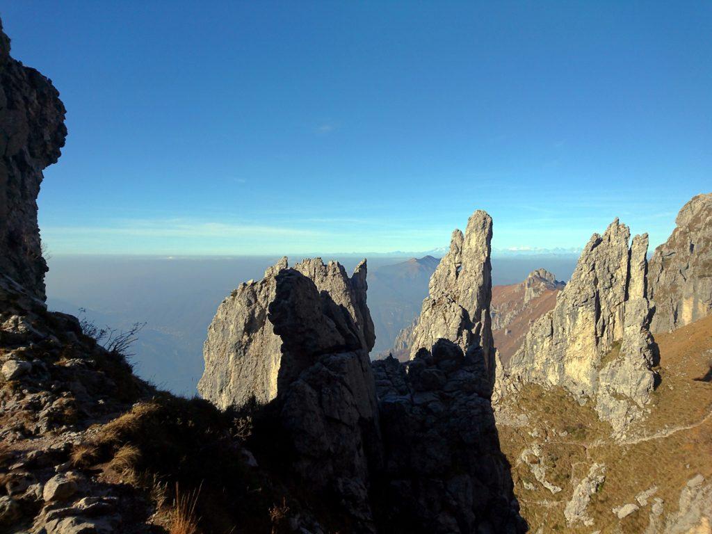 la vista da sopra il Caminetto Pagani