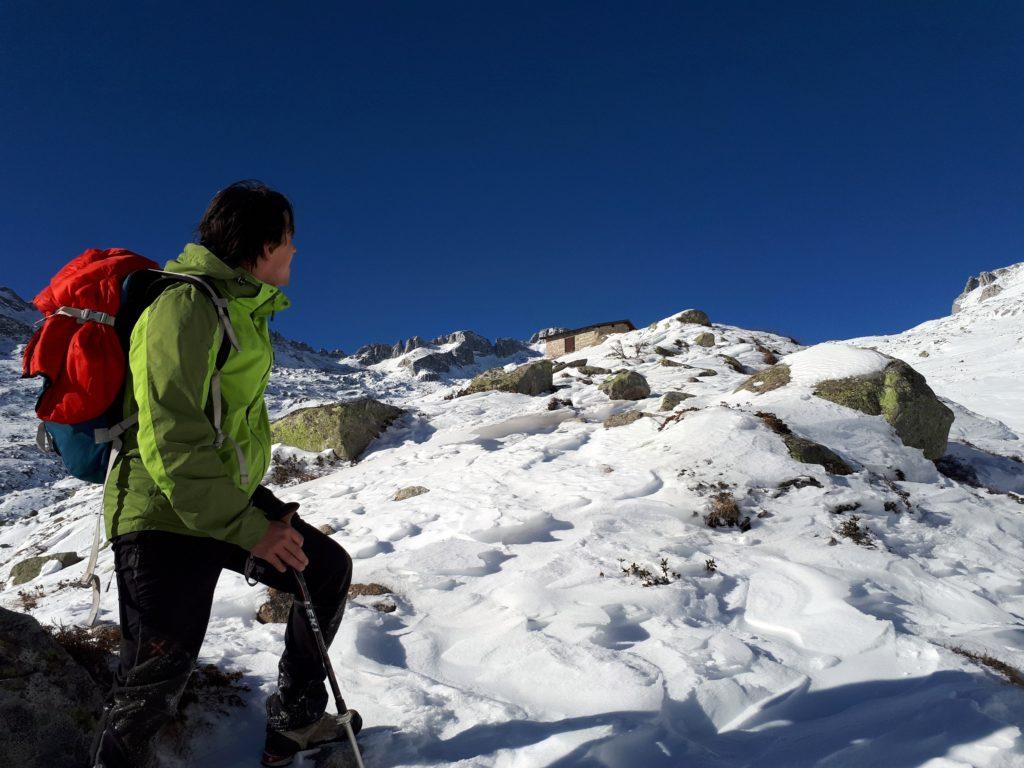 Ecco finalmente il bivacco Roberti in lontananza!