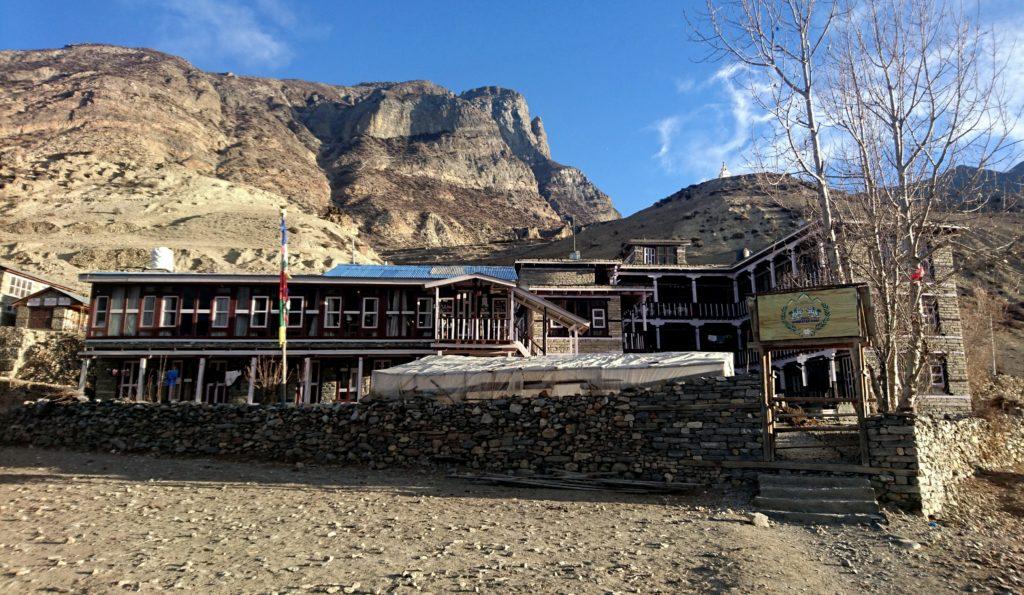 la nostra guest house, che lasciamo per la nostra gita in giornata verso l&#039;Ice Lake