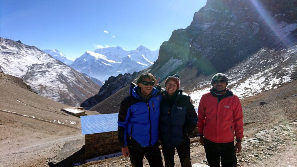 foto ricordo all&#039;High Camp con Kali