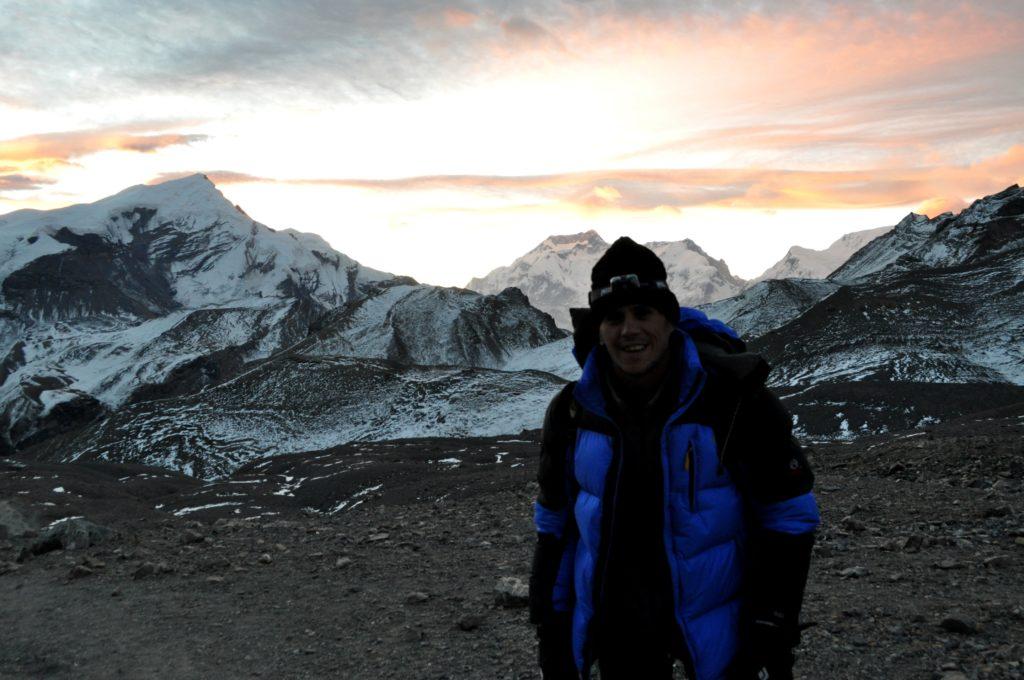 Gabriele e la sua alba Himalayana
