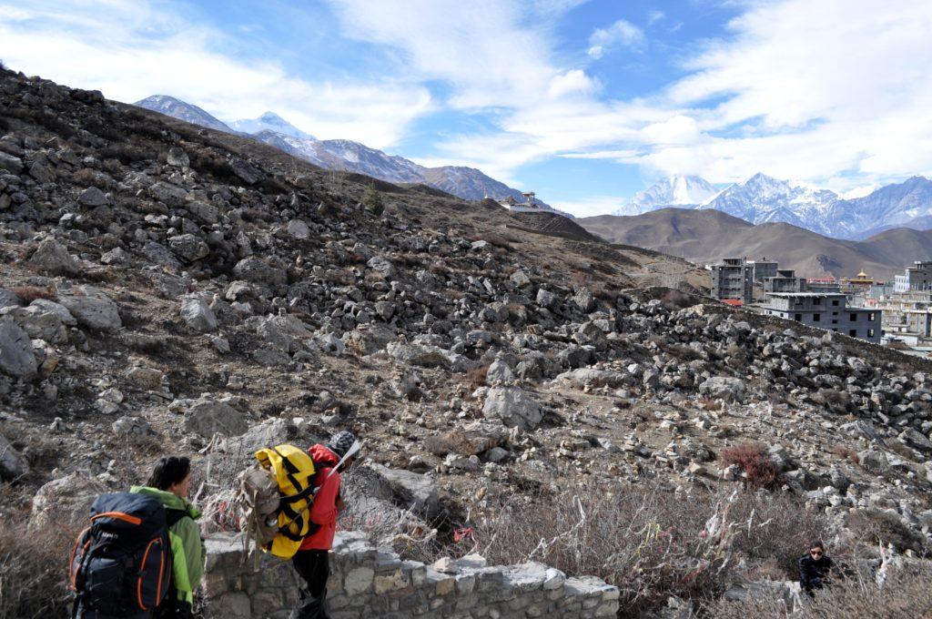 arriviamo a Muktinath in tempi da record, dopo una giornata parecchio stancante