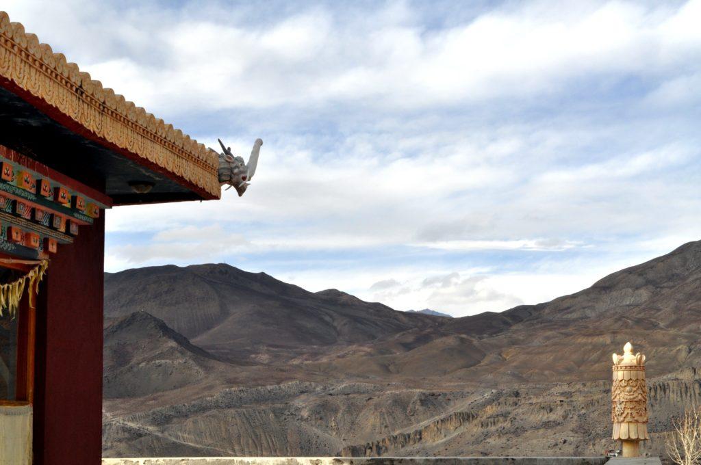 dalla cima del tempio buddista di Muktinath