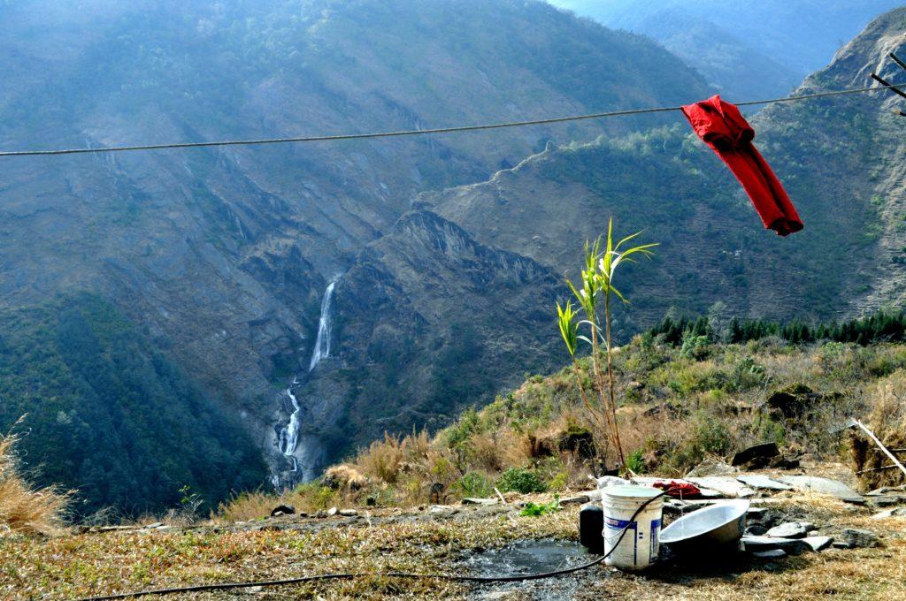 cascate lungo la valle del Kali Gandaki