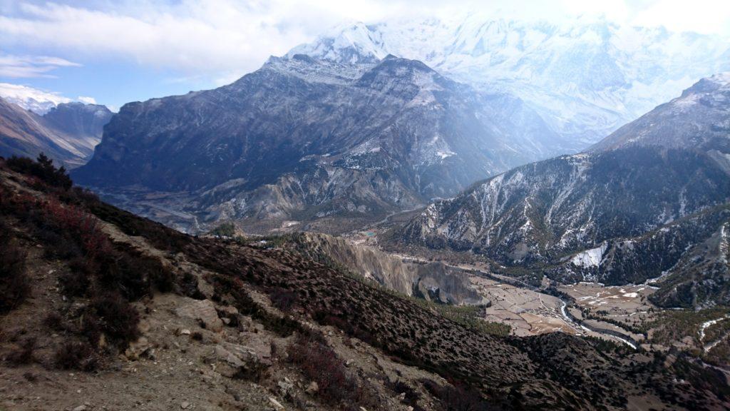 vista della valle di Marsyangdi: da qui super!