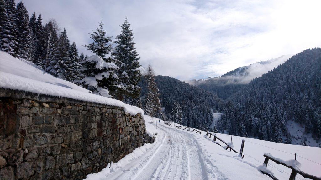 Ha messo 20 cm di fresca e il paesaggio è a dir poco fantastico!