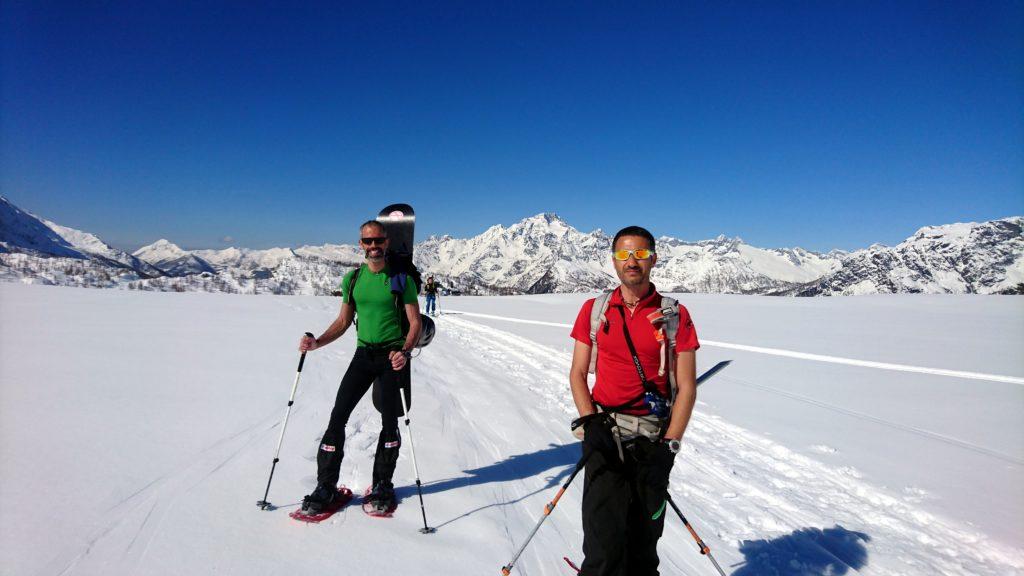 Samu, il Monte Disgrazia e il Gallo in questa splendida giornata di sole