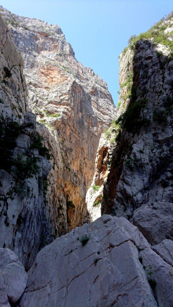 ultima foto del Canyon Gorropu prima di riprendere il sentiero di risalita verso Genna Silana