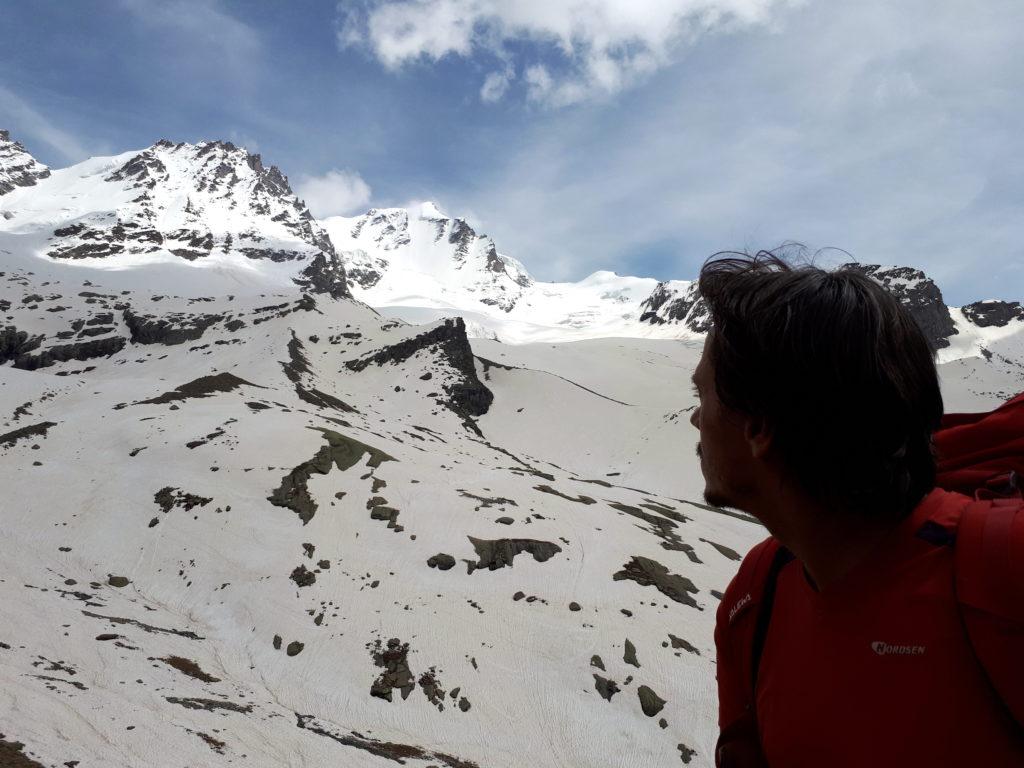 Osservando il versante Nord del Gran Paradiso...