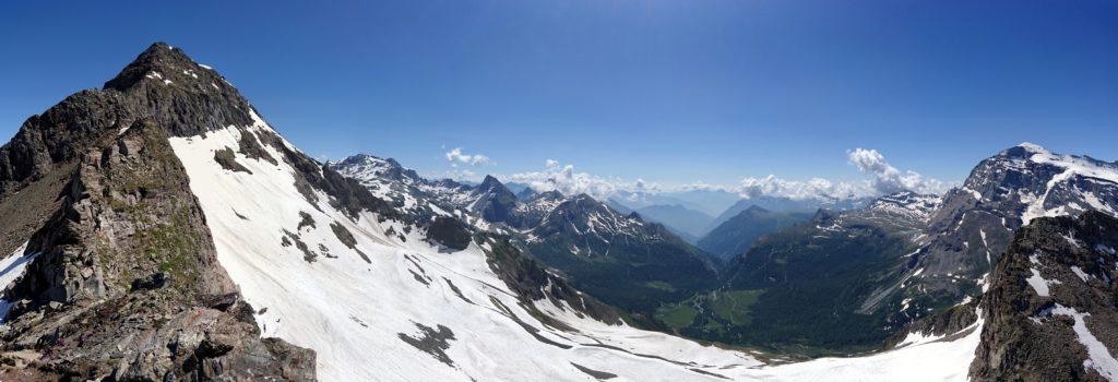 vista 360 dalla cresta del Rebbio... purtroppo guadagnata troppo tardi