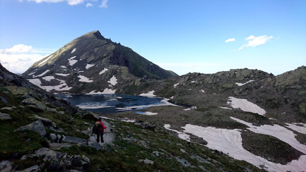 Ultimi passi e saremo di nuovo al rifugio Sella. Siamo stanchissimi