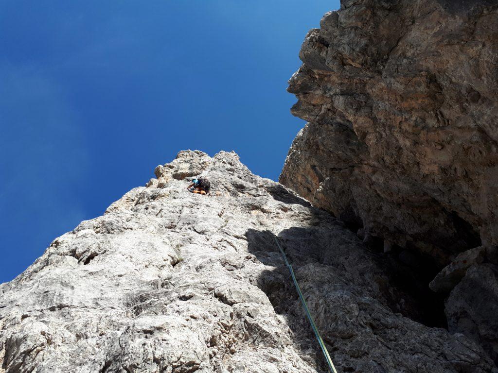 passaggino delicato sul secondo tiro, in leggero traverso verso sinistra