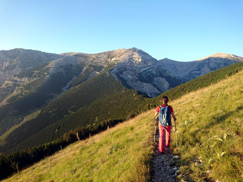 il cammino è lungo, lunghissimo, anche se il dislivello non è molto