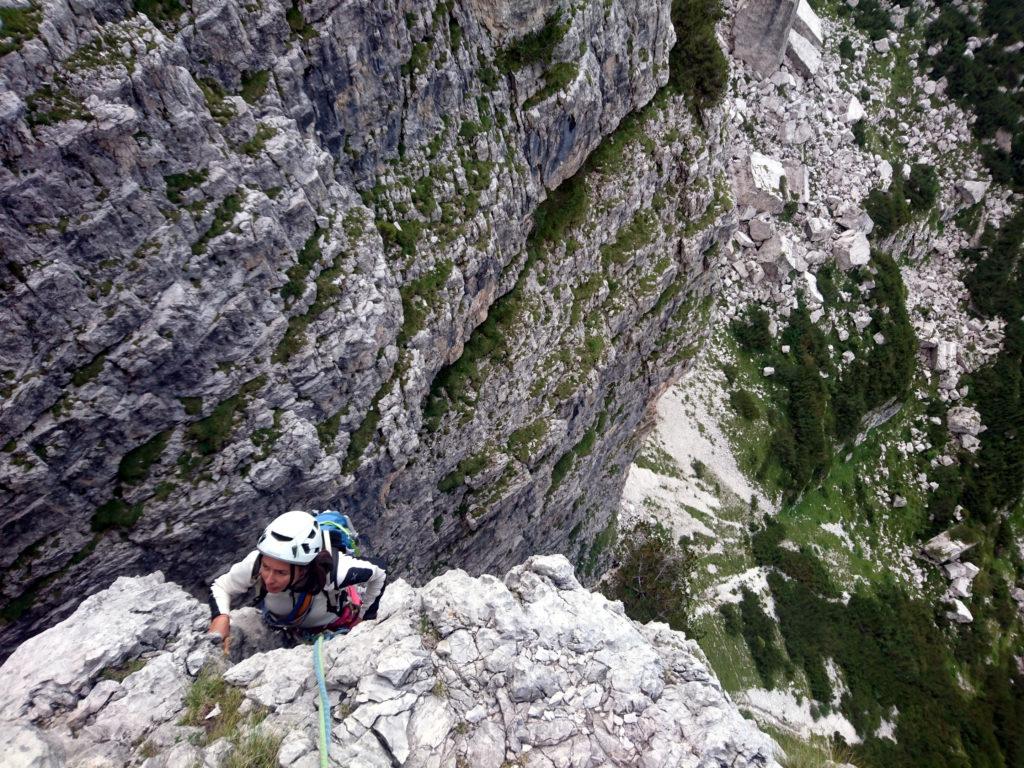 Erica sugli ultimi passi del tiro chiave