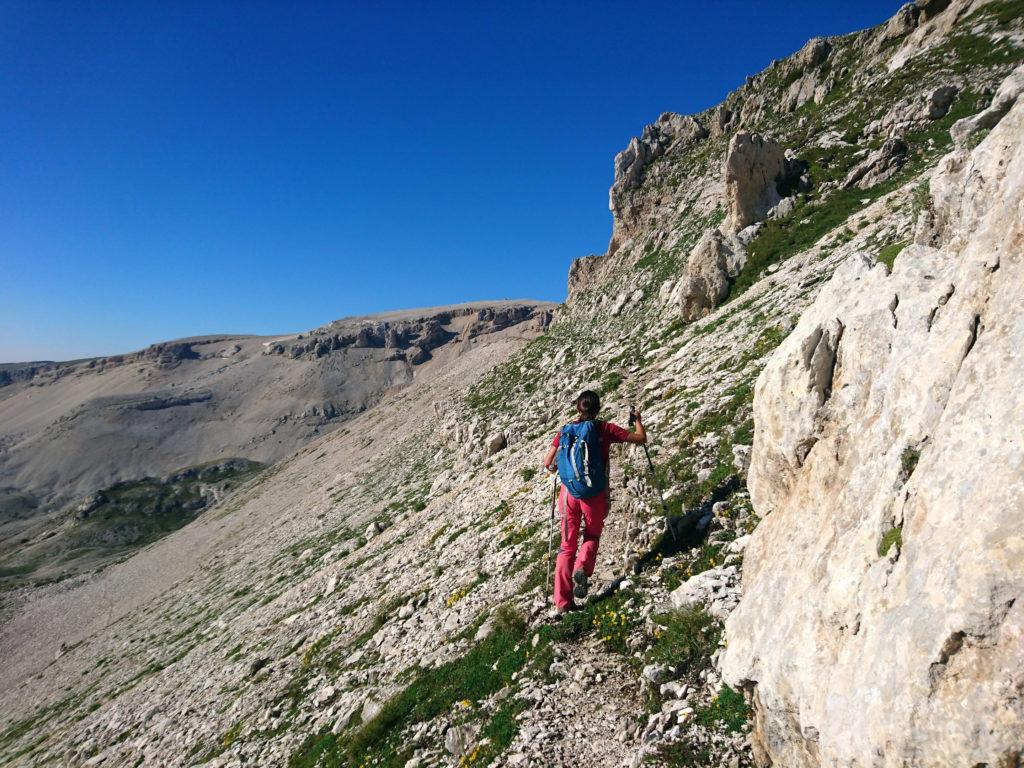 dal Secondo al Terzo Portone si costeggia un tratto (l&#039;unico) di roccette: qui abbiamo avvistato i camosci