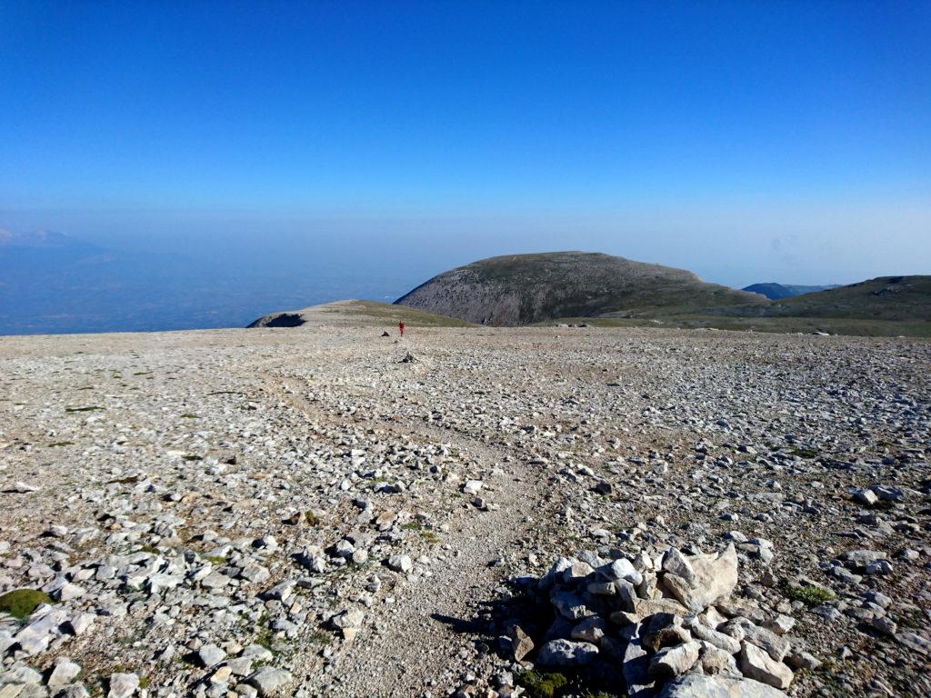 ultimo tratto di salita sulle pendici del Monte Amaro