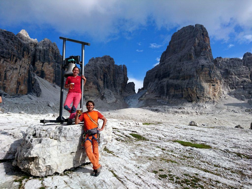 Rieccoci al rifugio Alimonta con la meritata birra di festeggiamento (bis!) !