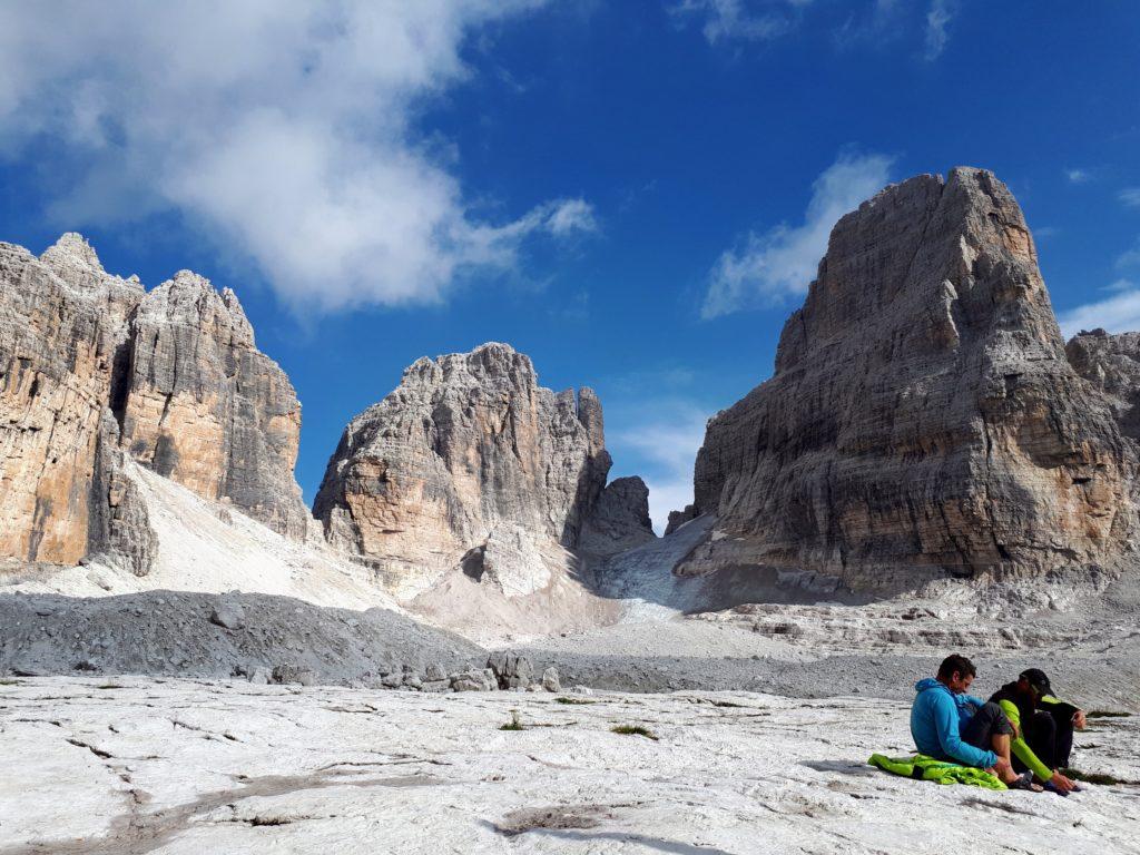 Nel pomeriggio il cielo si apre regalandoci questa splendida vista del pianone dell'Alimonta