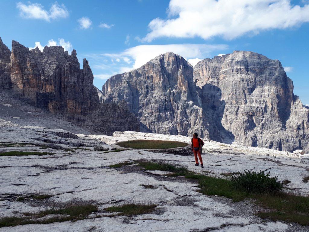 io appena arrivato sulla piana del rifugio Alimonta