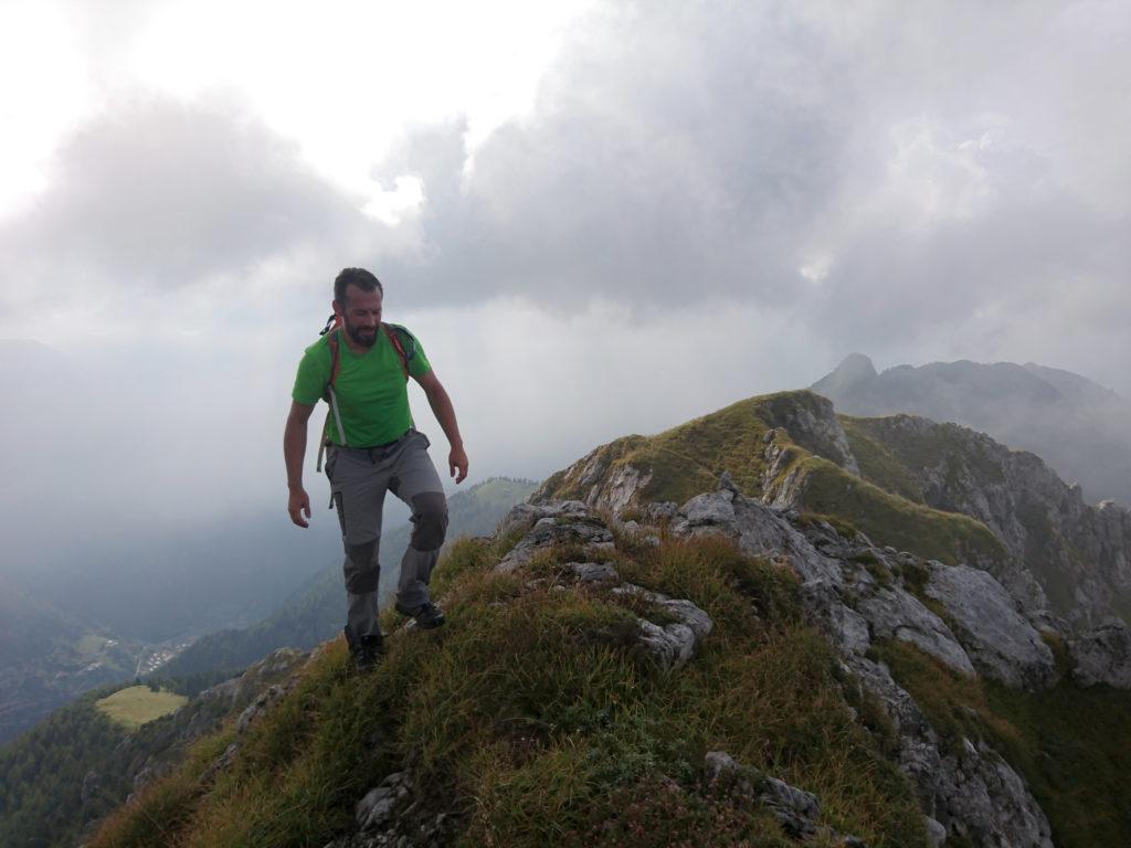 il Niggah sugli ultimi tratti di cresta prima della vetta