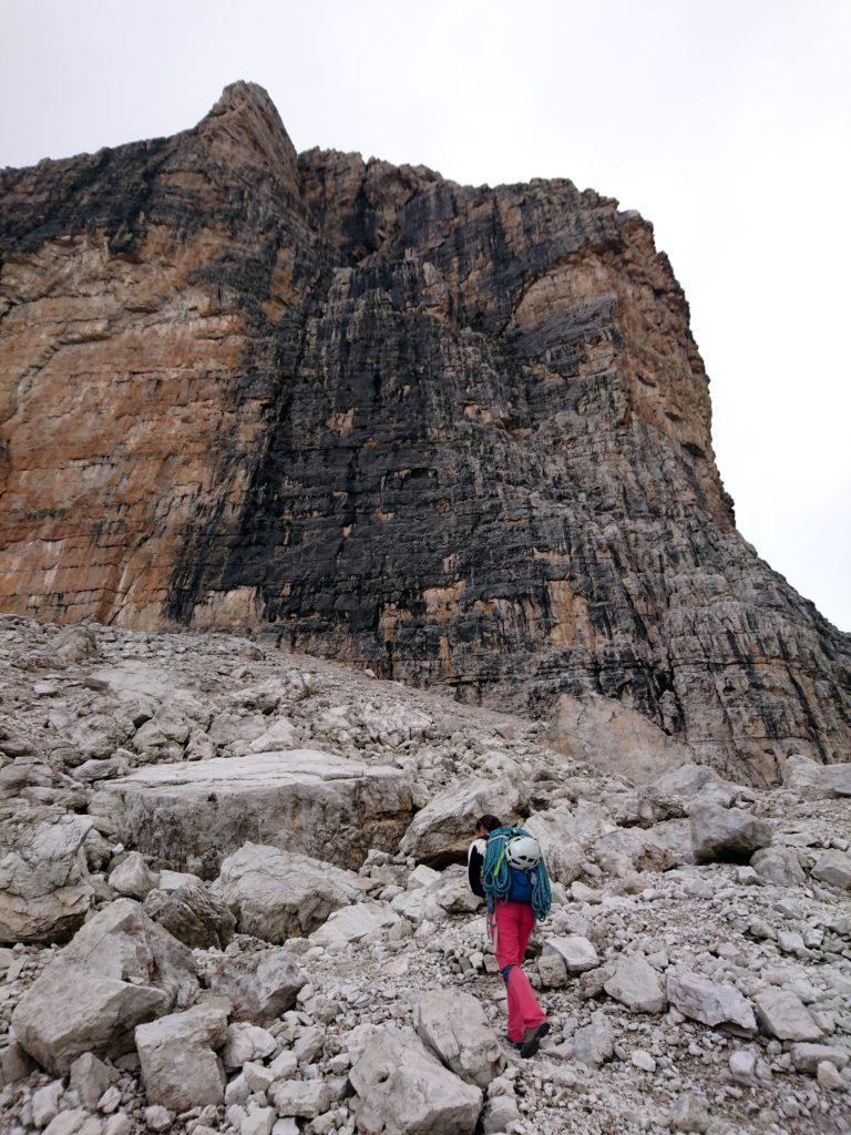 Dritto di fronte a noi, l'attacco della nostra cima