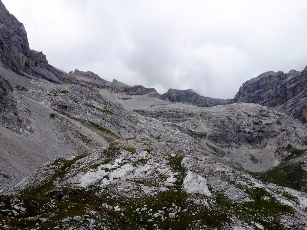 vista verso il passo del Vallon a cui però mancano ancora diversi metri di dislivello