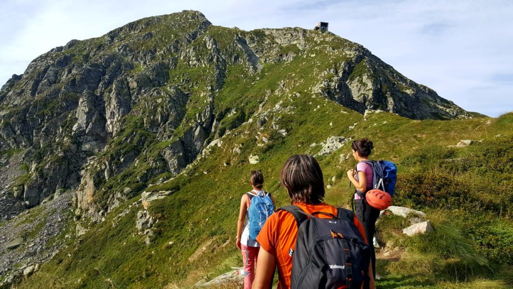 in alto si vede il casotto del vecchio impianto