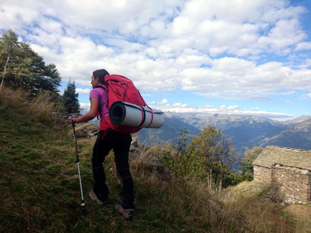 si riparte nuovamente in salita verso l'Alpe Nava