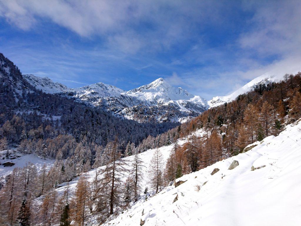 il termine del Vallone di San Grato, a cui dobbiamo avvicinarci